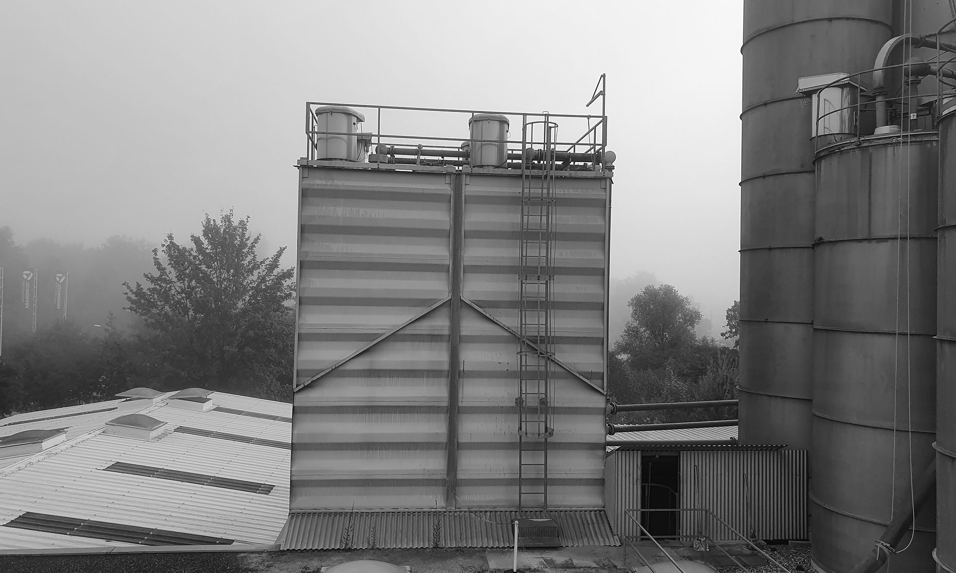 Siloanlage mit Entstaubungsfilter