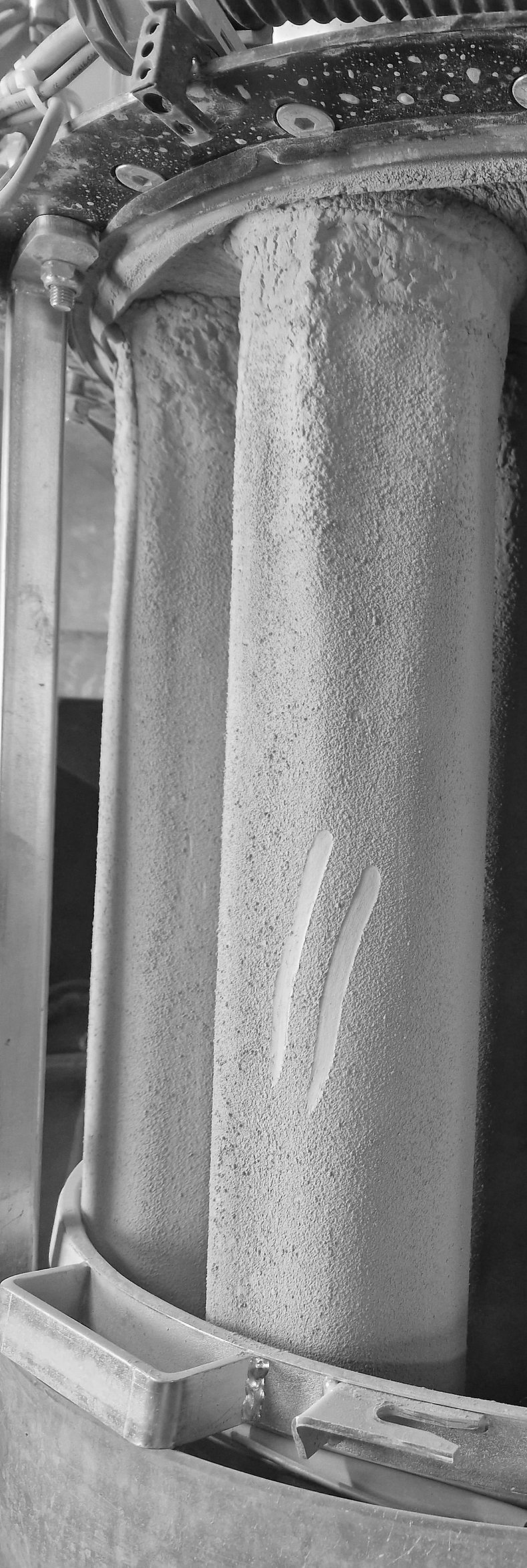 Verstaubter Patronenfilter